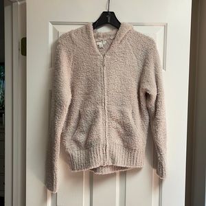 Barefoot dreams hooded zip up